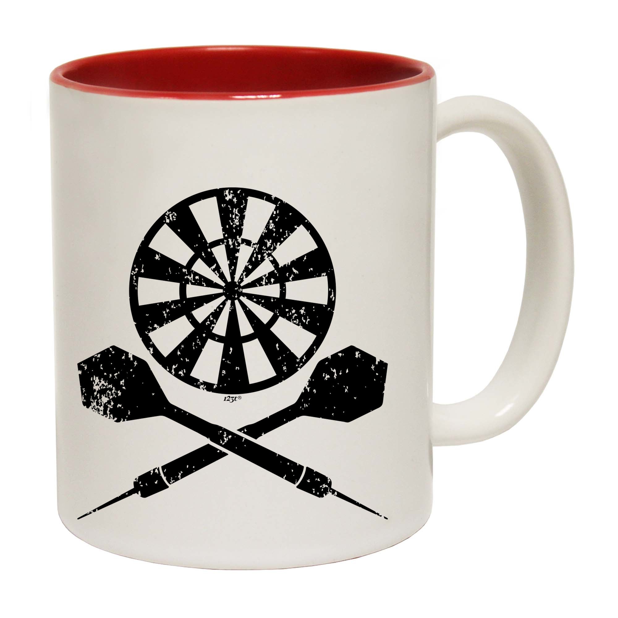Darts Crossbones - Funny Coffee Mug Cup
