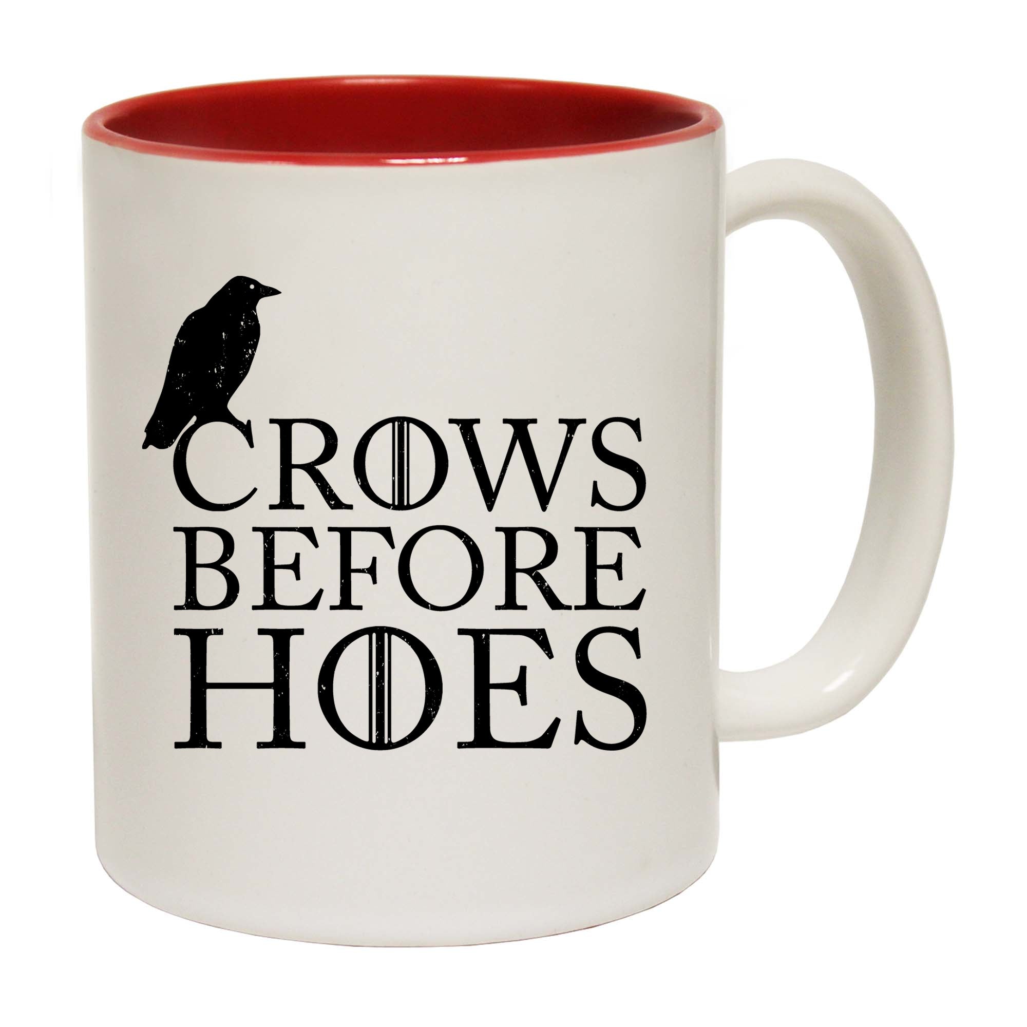 Crows Before Hoes Black - Funny Coffee Mug