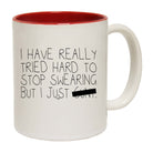 Tried Hard To Stop Swearing - Funny Coffee Mug