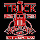 My Truck Built With Wrenches Driver - Mens 123t Funny T-Shirt Tshirts