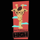 Naturally High Giraffe - Mens 123t Funny T-Shirt Tshirts