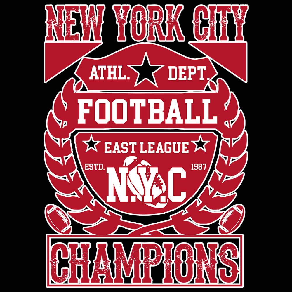 New York City Athl Football Dept - Mens 123t Funny T-Shirt Tshirts