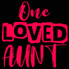 One Loved Aunt Auntie - Mens 123t Funny T-Shirt Tshirts