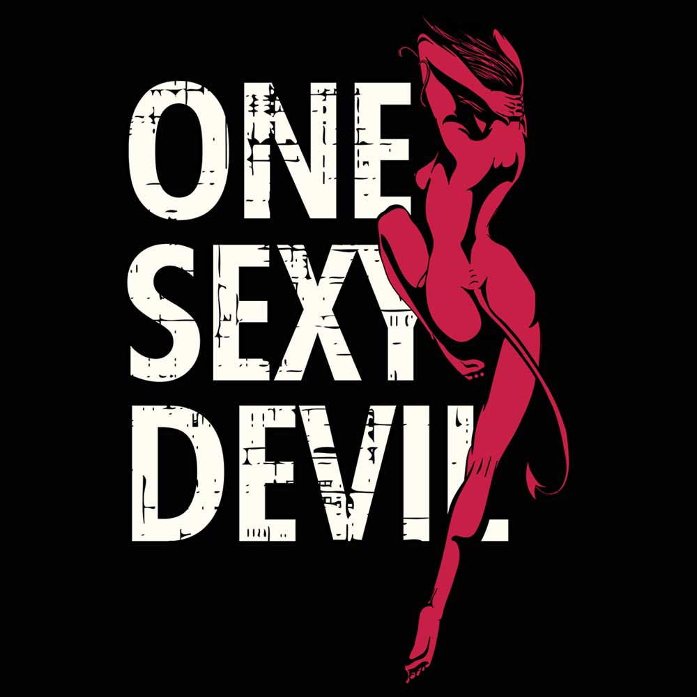 One Sexy Devil - Mens 123t Funny T-Shirt Tshirts