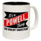 123t New It's A Powell Thing You Wouldn't Understand Funny Mug, 123t Mugs