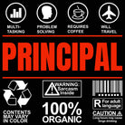 Principal School  Teacher Sarcastic Humour - Mens 123t Funny T-Shirt Tshirts
