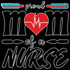 Proud Mum Of A Nurse Mother - Mens 123t Funny T-Shirt Tshirts