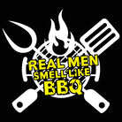 Real Men Smell Like Bbq V2 Barbecue Smoker Grill - Mens 123t Funny T-Shirt Tshirts