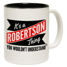 123t New It's A Robertson Thing You Wouldn't Understand Funny Mug, 123t Mugs