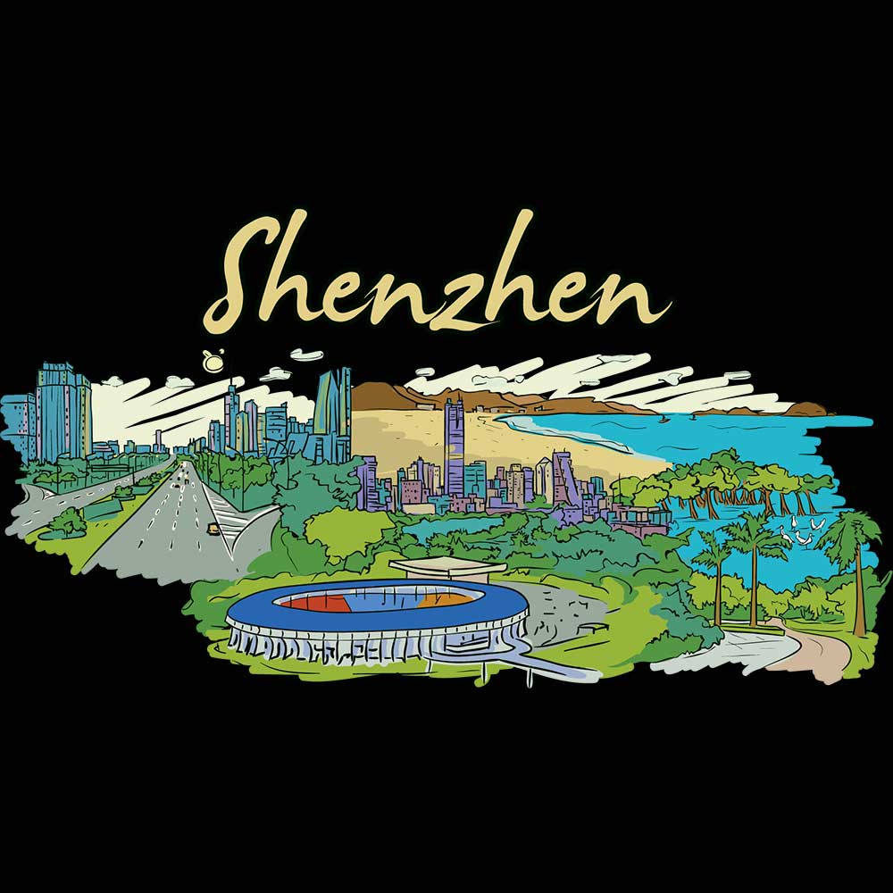 Shenzhen China Country Flag Destination - Mens 123t Funny T-Shirt Tshirts