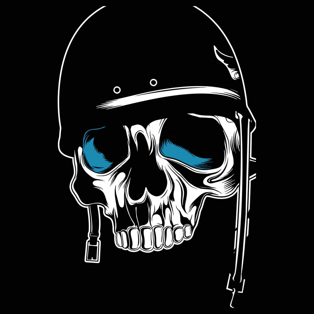 Soldier Skull Fashion - Mens 123t Funny T-Shirt Tshirts