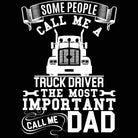Some People Call Me A Truck Driver Dad - Mens 123t Funny T-Shirt Tshirts