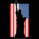 Statue Liberty New York Usa Flag - Mens 123t Funny T-Shirt Tshirts