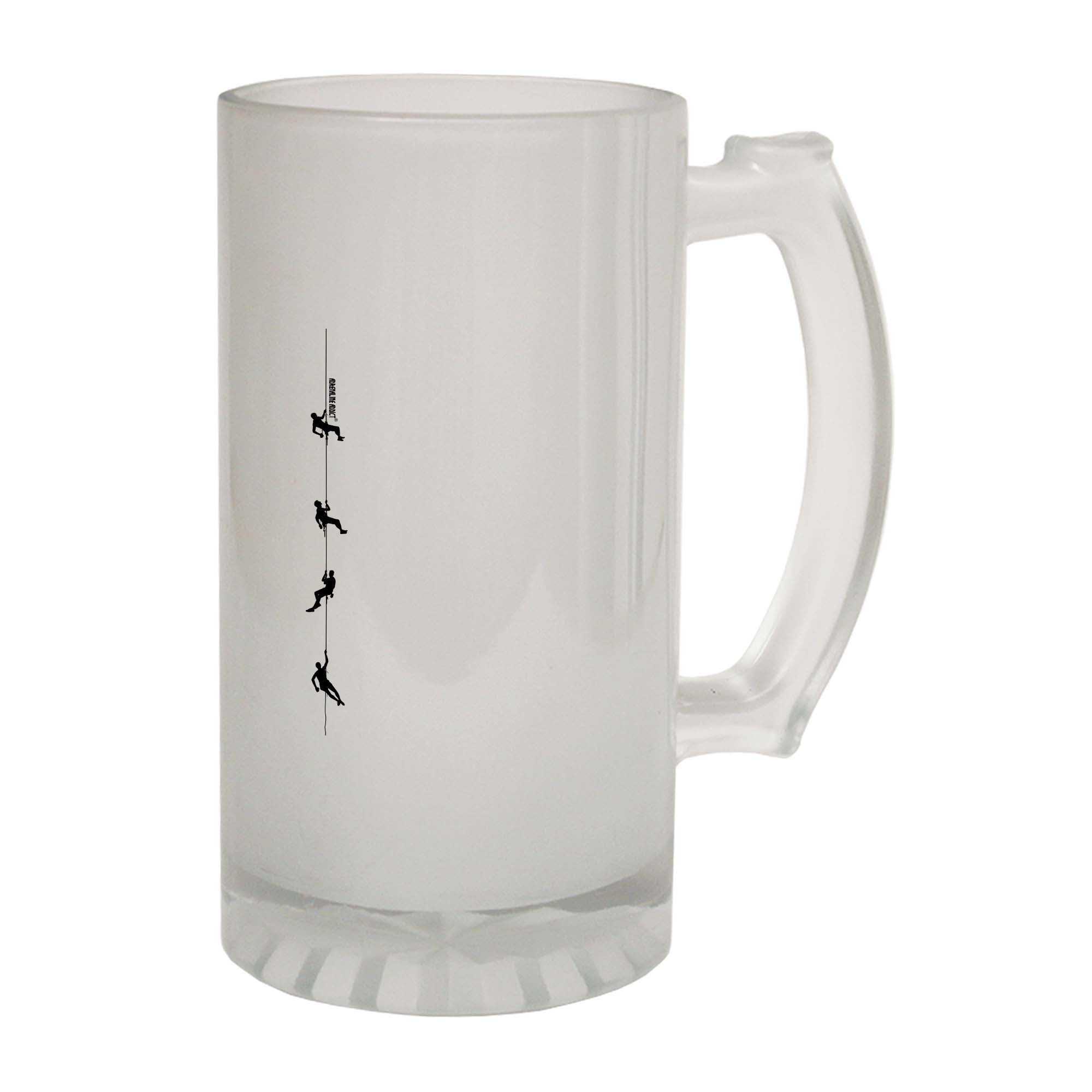 Aa Climbers On Rope   Attn Needed - Funny Beer Stein