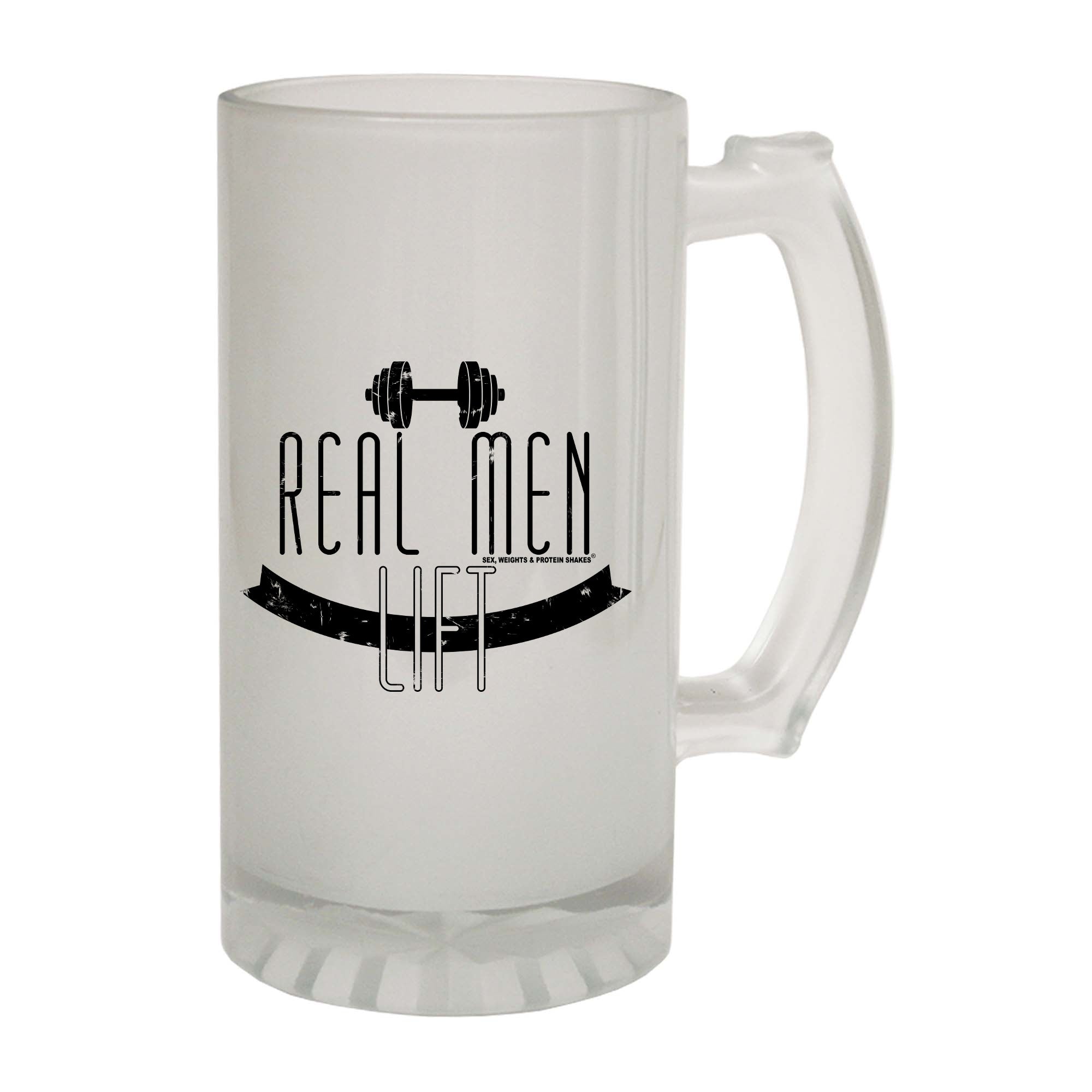 Swps Real Men Lift - Funny Beer Stein