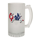 Oob Golf Argyle Pattern - Funny Beer Stein