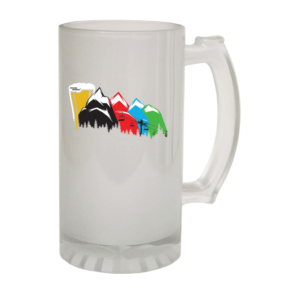 Pm Ski Lift To Beer - Funny Beer Stein