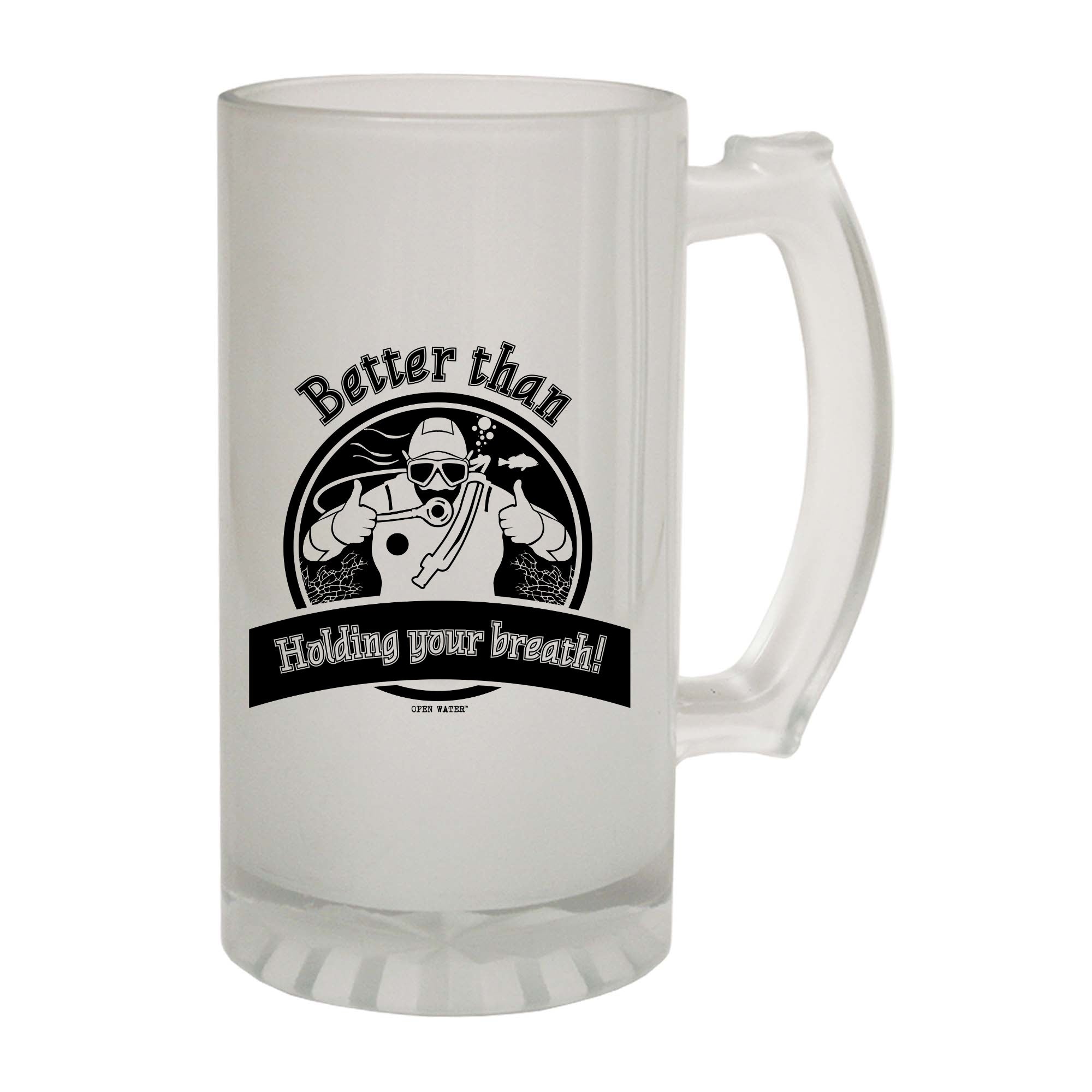Ow Better Than Holding Your Breath - Funny Beer Stein