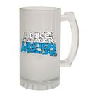 Ow I Like To Work Under Pressure - Funny Beer Stein