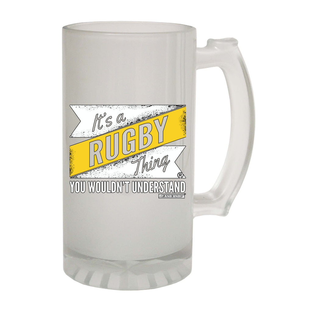 Uau Its A Rugby Thing - Funny Beer Stein