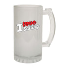 Ob I Love Sailing Stencil - Funny Beer Stein