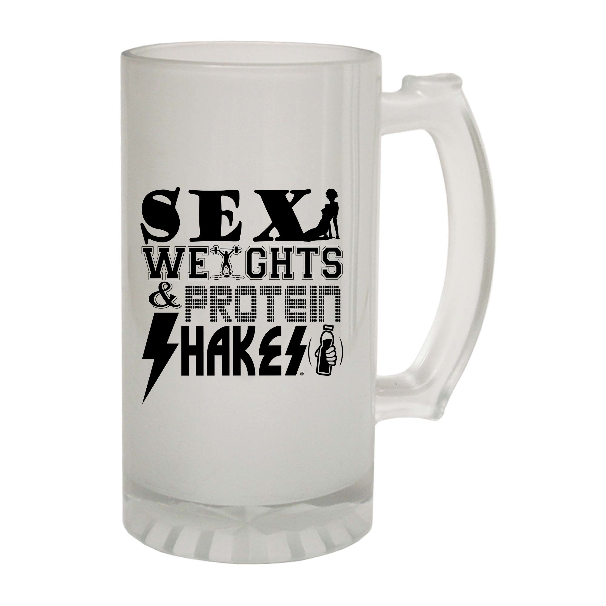 Swps Sex Weights Protein Shakes D2 - Funny Beer Stein