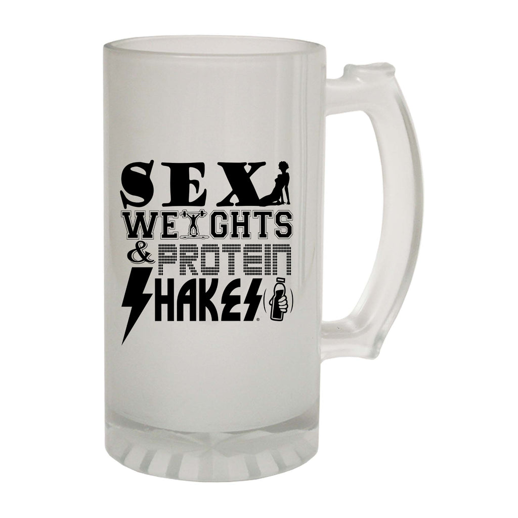 Swps Sex Weights Protein Shakes D2 - Funny Beer Stein