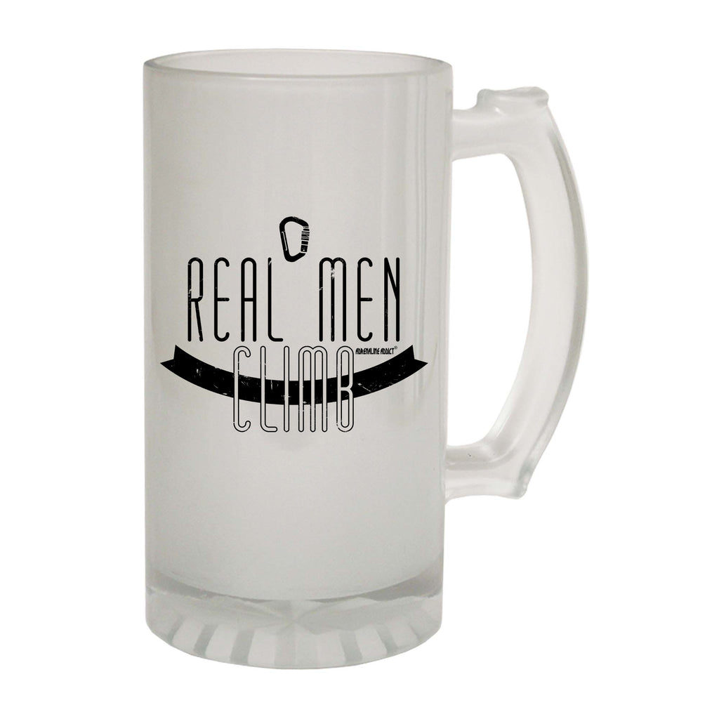 Aa Real Men Climb - Funny Beer Stein