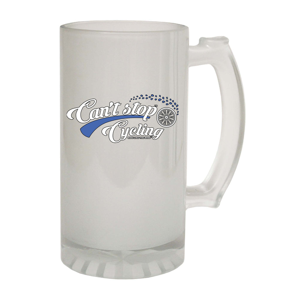 Rltw Cant Stop Cycling - Funny Beer Stein