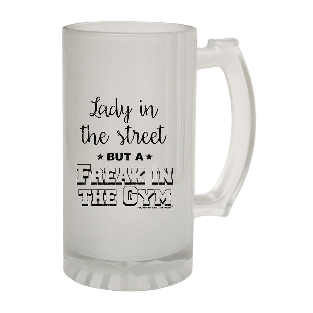 Swps Lady In The Street - Funny Beer Stein