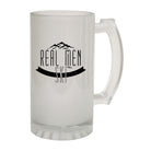 Pm Real Men Ski - Funny Beer Stein