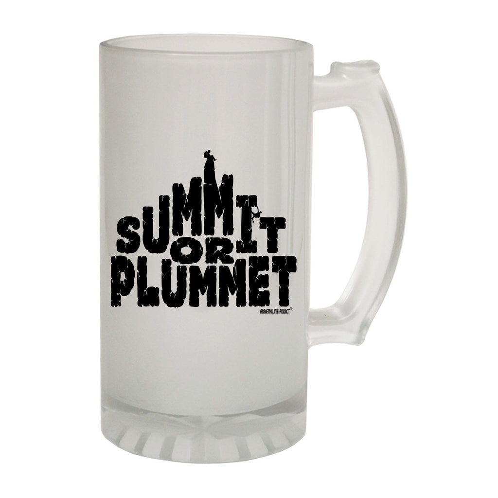 Aa Summit Or Plummet - Funny Beer Stein