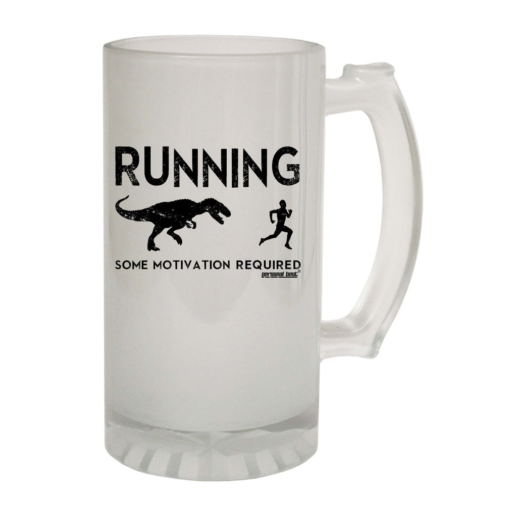 Pb Running Some Motivation Required - Funny Beer Stein