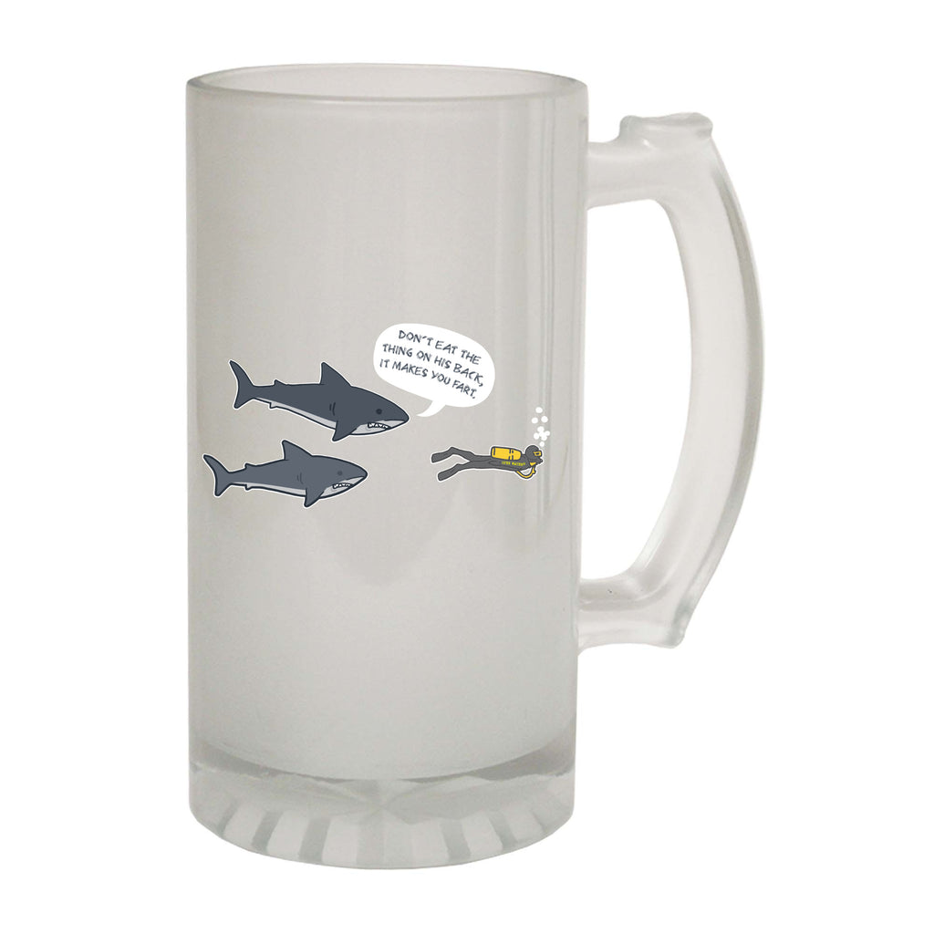Ow Dont Eat The Thing Back - Funny Beer Stein