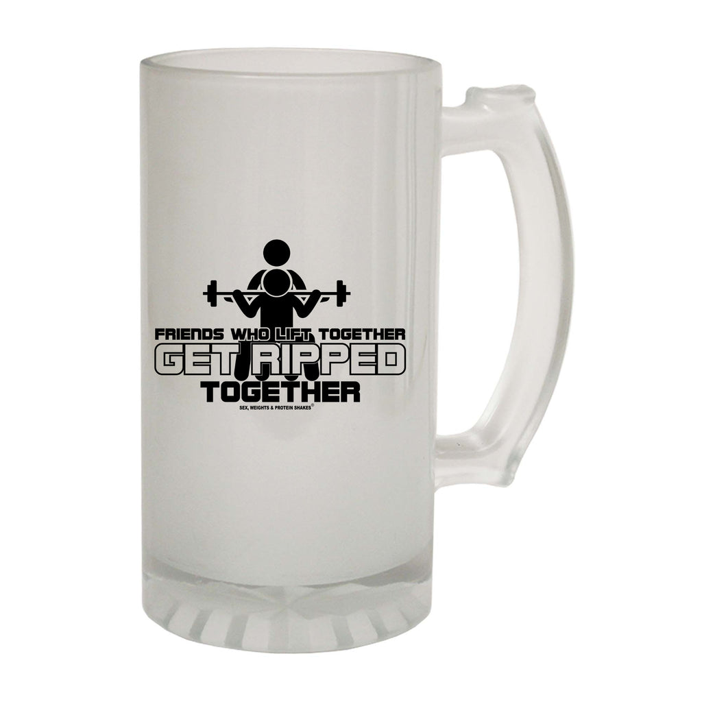 Swps Friends Who Lift Together - Funny Beer Stein