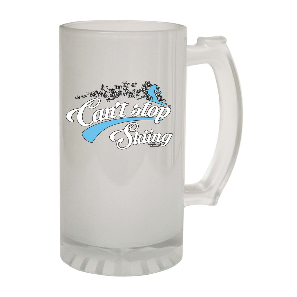 Pm Cant Stop Skiing - Funny Beer Stein