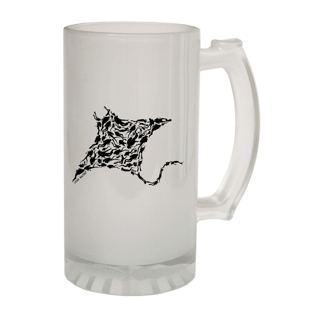 Ow Manta Ray - Funny Beer Stein
