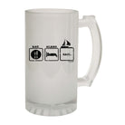 Ob Eat Sleep Sail - Funny Beer Stein
