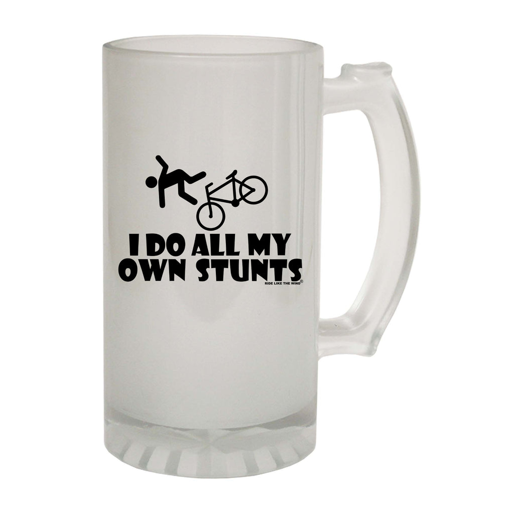 Rltw I Do All My Own Stunts Cycle - Funny Beer Stein