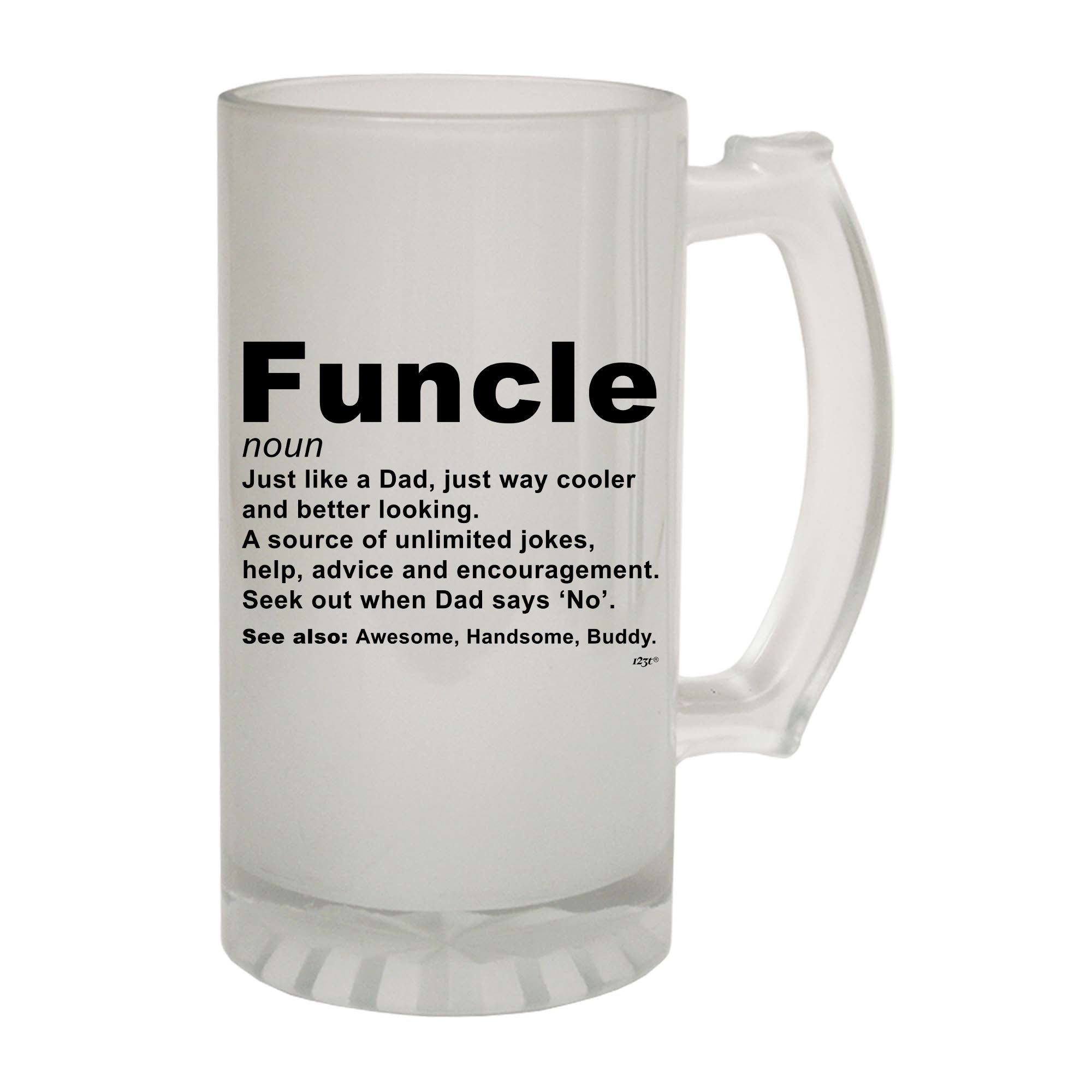 Funcle Noun Uncle - Funny Beer Stein