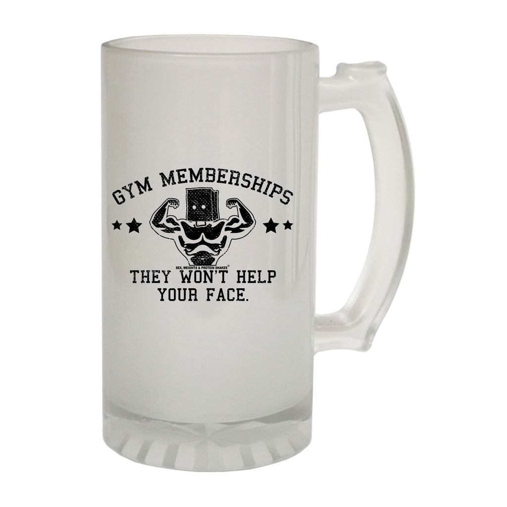 Swps Gym Memberships They Wont Help - Funny Beer Stein