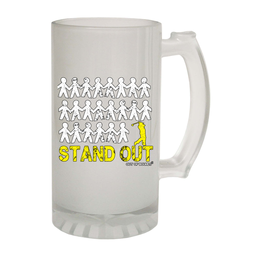 Oob Stand Out Golfer - Funny Beer Stein