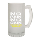 Swps No Pain No Gain Cheeseburger - Funny Beer Stein