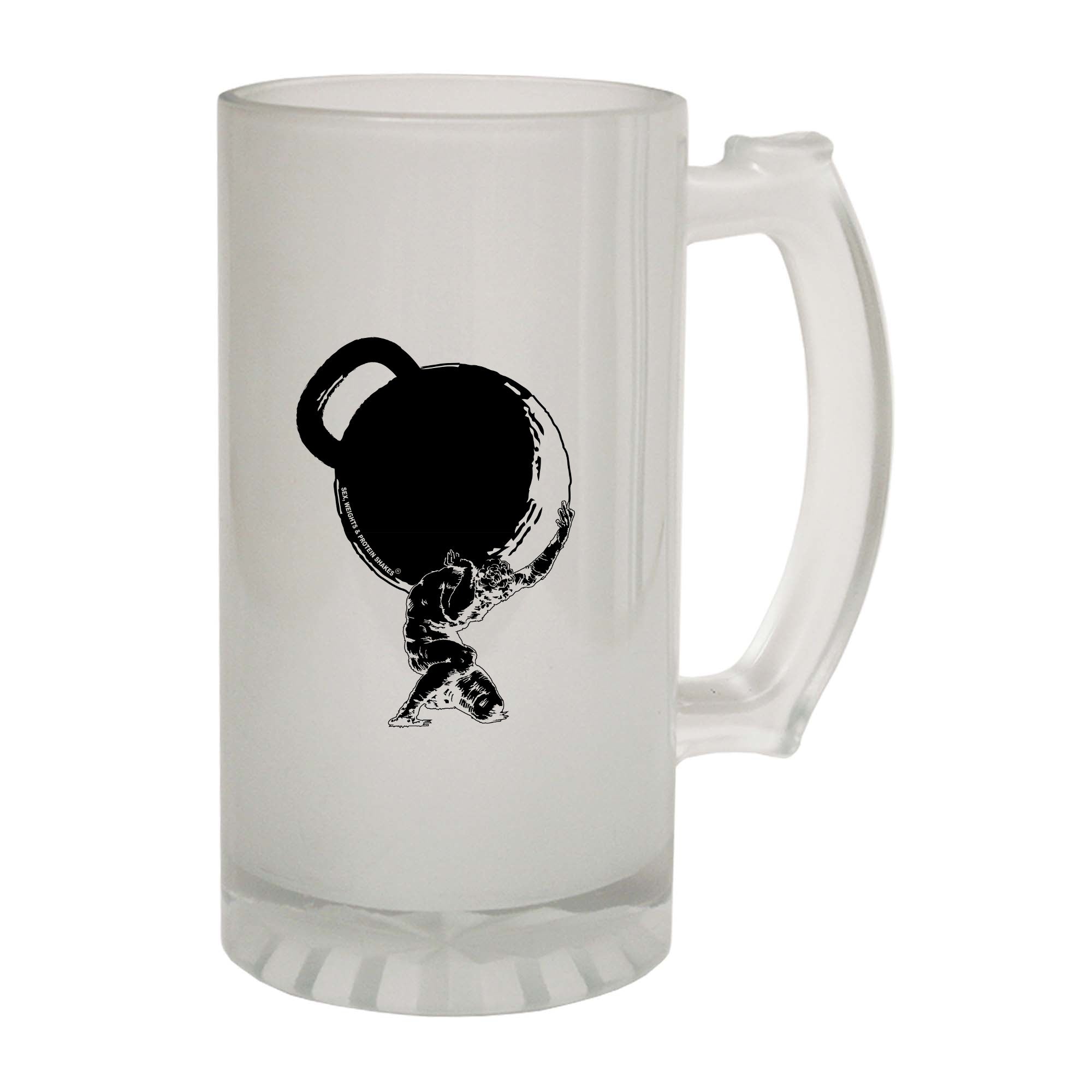 Swps Atlas Greek God Kettlebell - Funny Beer Stein