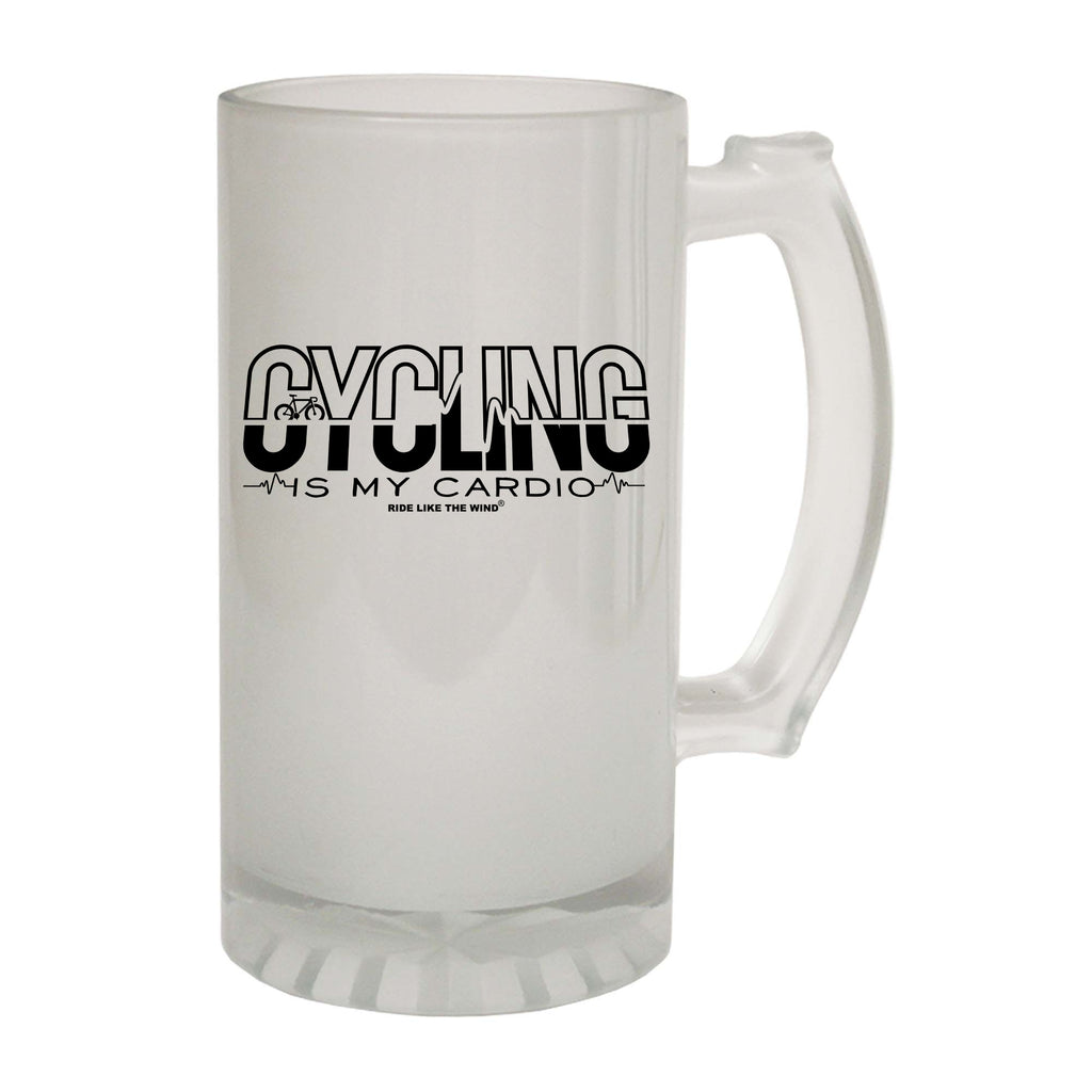 Rltw Cycling Is My Cardio - Funny Beer Stein