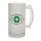 Uau I May Look Like Listening Playing Rugby - Funny Beer Stein