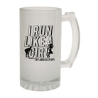 Pb I Run Like A Girl - Funny Beer Stein
