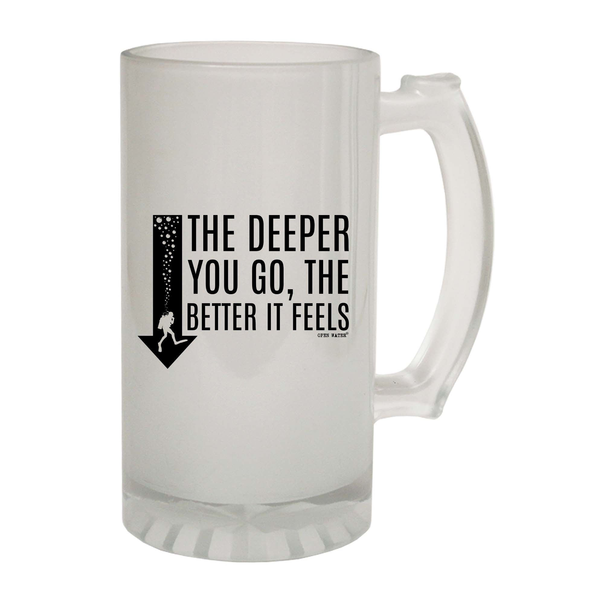Ow The Deeper Better Feels - Funny Beer Stein