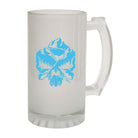 Pm Skull Mountain Blue - Funny Beer Stein