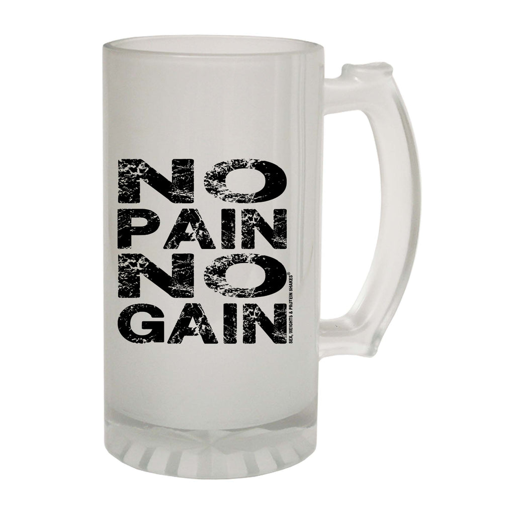 Swps No Pain No Gain - Funny Beer Stein